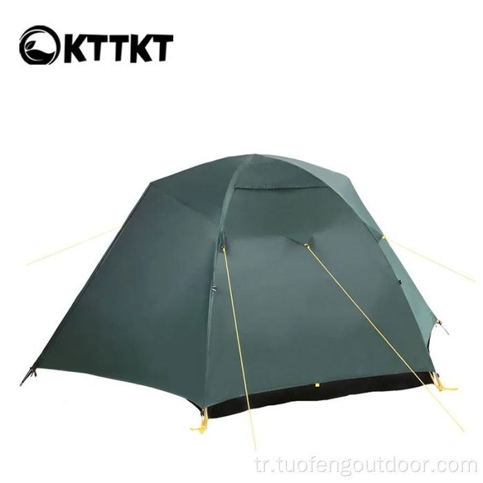 3.56kg Yeşil Hafif Çatı Üst Kamp Çadırı